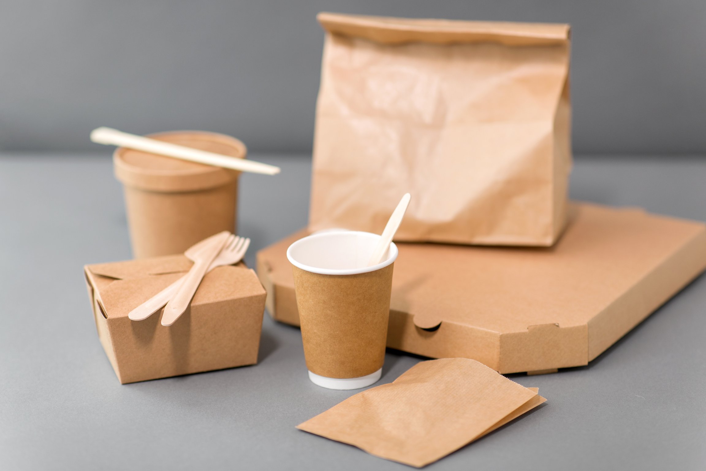 Disposable Paper Containers for Takeaway