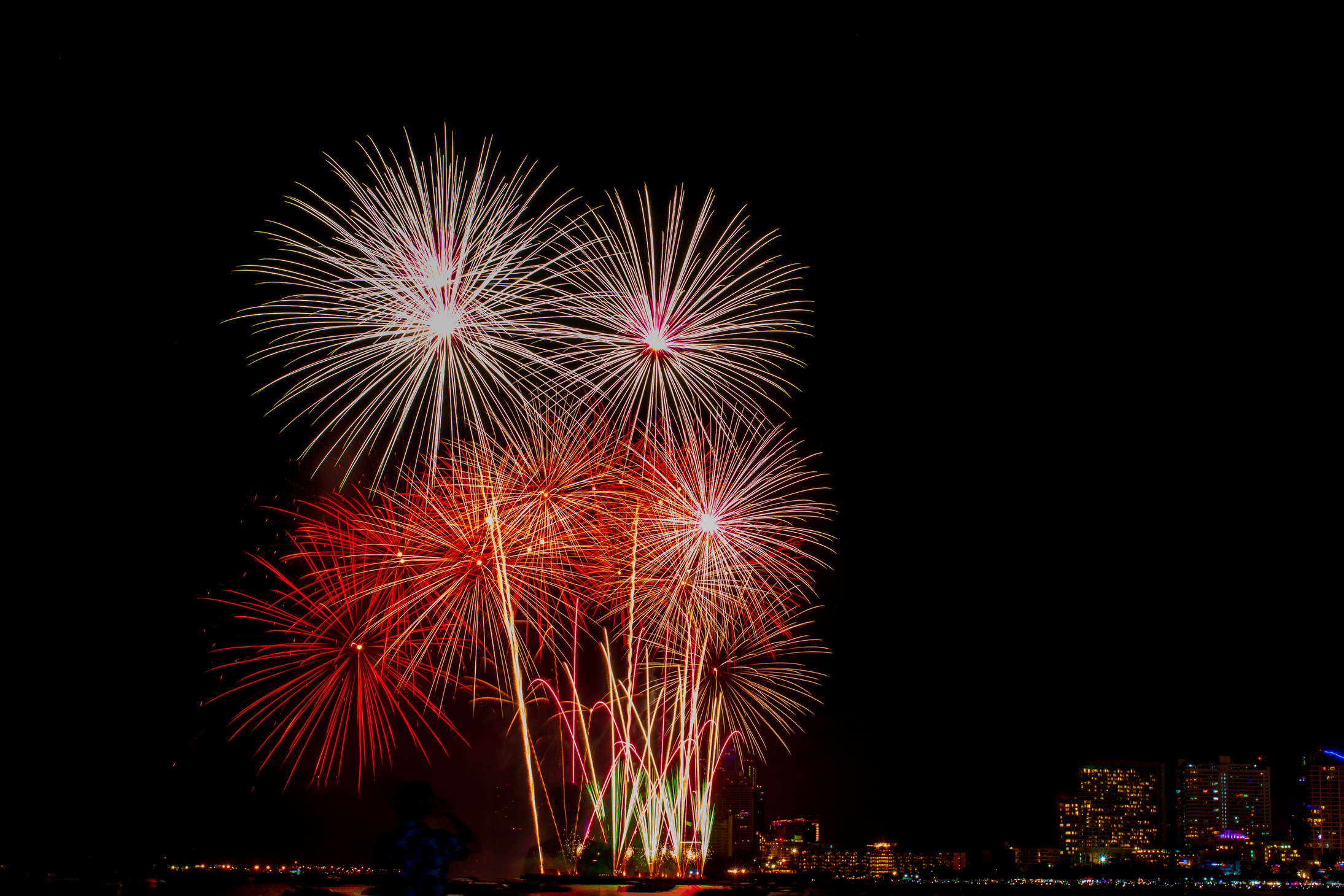 Fireworks at Night