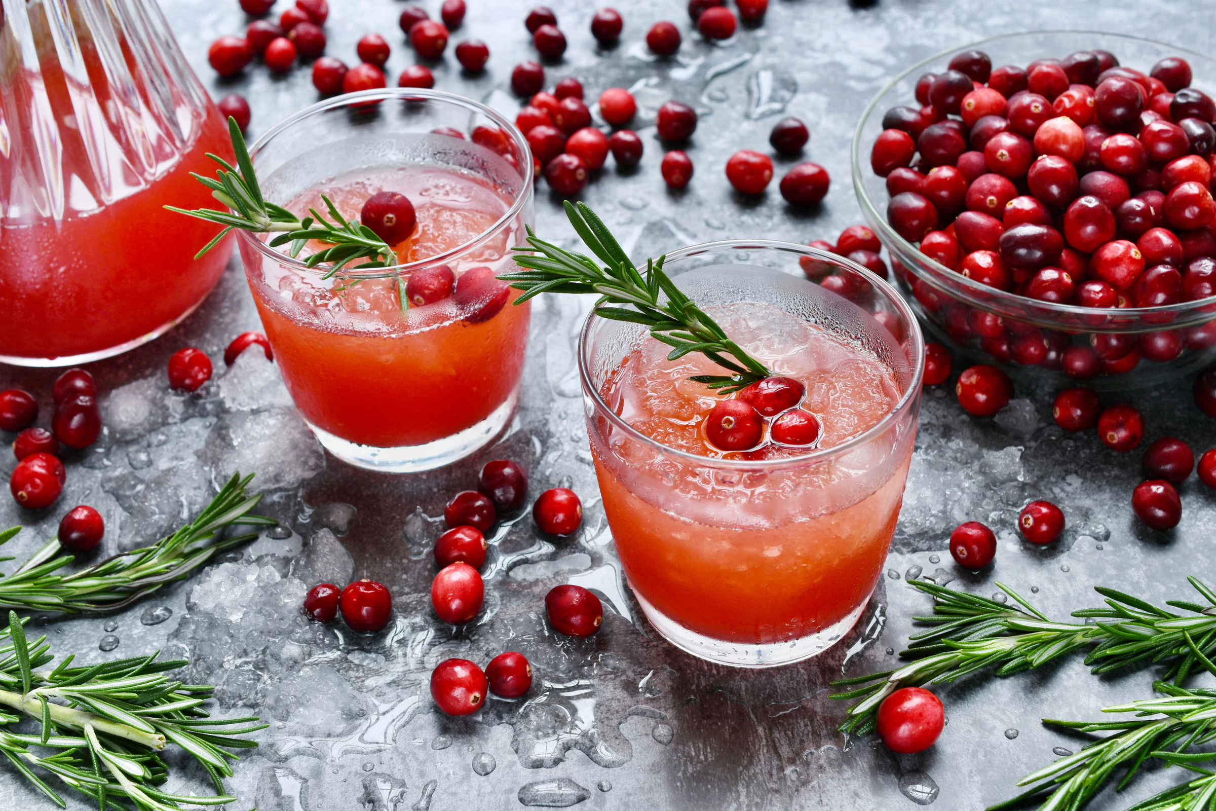 Cranberry cocktails